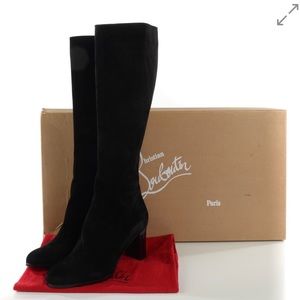 Christian Louboutin Yvonne Knee high suede boots